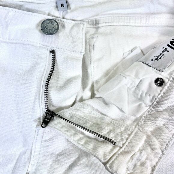 KUT From the Kloth Jeans Women’s Size 6 (Actual 32x28.5) White Katy Boyfriend - Picture 8 of 15